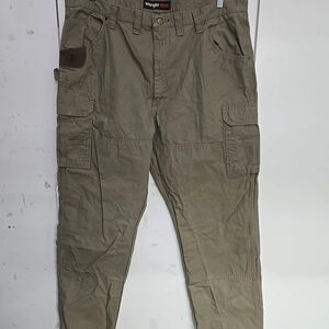 Wrangler Men's Cargo Pants - Olive Green